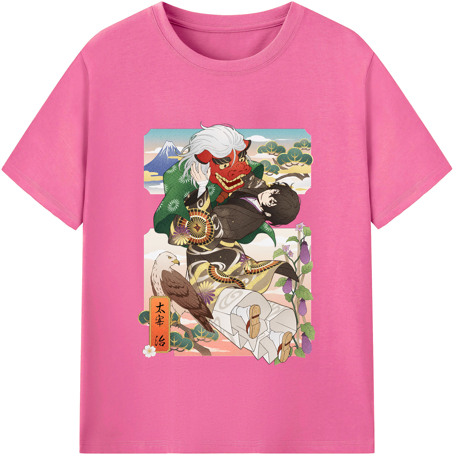 （画像用） 文豪ストレイドッグス Bungo Stray Dogs レディースカジュアルプリントTシャツ（綿100％）